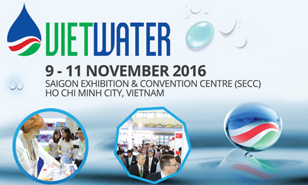 Trên 400 doanh nghiệp tham gia Triển lãm ngành nước Vietwater 2016